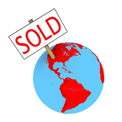 Image showing Sold planet