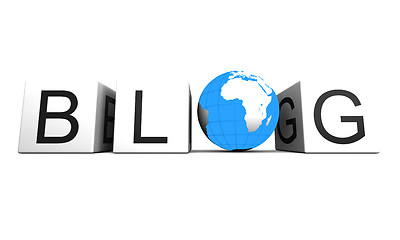 Image showing Global blog