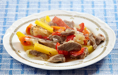 Image showing turkey and vegetables stew