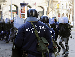 Image showing Budapest demonstrations