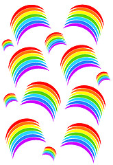 Image showing Rainbow background