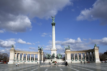 Image showing Heroes Square in Budapest