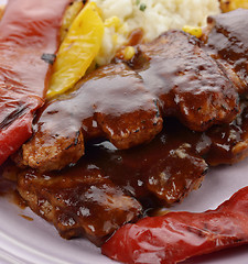 Image showing Barbecue Pork Ribs