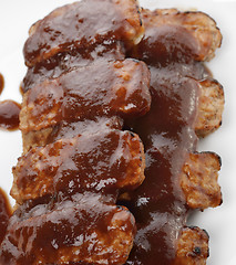 Image showing Barbecue Pork Ribs