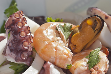 Image showing Seafood salad.