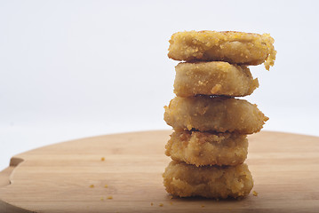 Image showing fried chicken nuggets