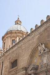 Image showing Detail of Palermo cathedral