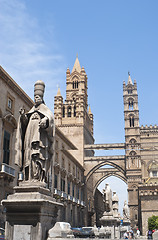 Image showing Detail of Palermo cathedral