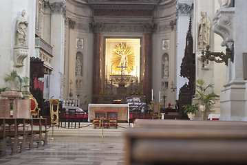 Image showing Interior of Palermo Cathedral