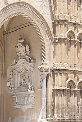 Image showing Detail of Palermo cathedral