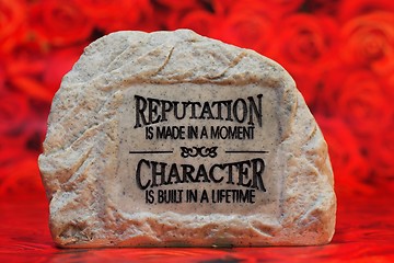 Image showing Reputation and Character