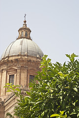 Image showing Detail of garden in Palermo Cathedral