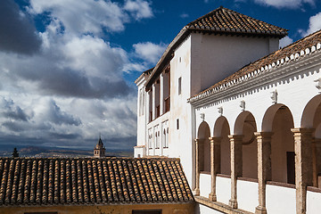 Image showing Pavillon of Generalife in Alhambra complex