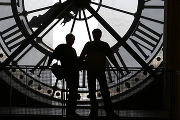 Image showing Clock at the Orsay Museum (Musée d'Orsay)
