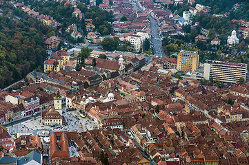 Image showing View of the city of Brasov in Romania