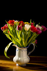 Image showing Bouquet of Flowers in Vase