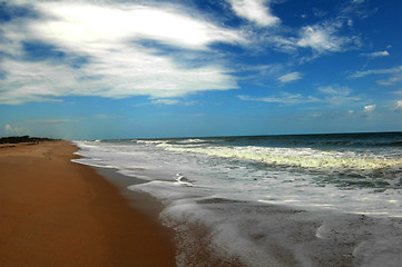 Image showing sandy ocean beach
