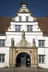 Image showing Detail of gatehouse in Husum