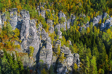 Image showing Stones in Saxon Switzerland