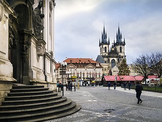 Image showing St Nicholas and Tyn Cathedral