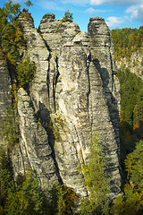 Image showing Scenery in Saxon Switzerland