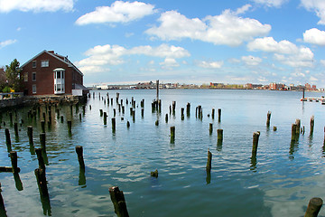 Image showing Abandoned wharf