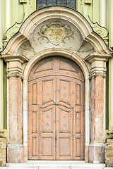 Image showing Entrance of church