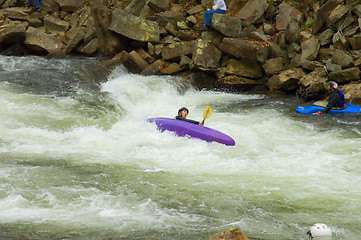 Image showing kyaker in river