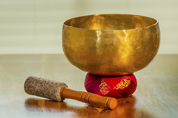 Image showing Sound bowl on a table