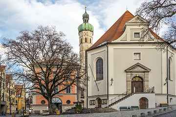 Image showing Church in a small town in Germany