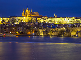 Image showing Illuminated Prague