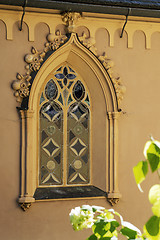 Image showing Windows of a Gothic church