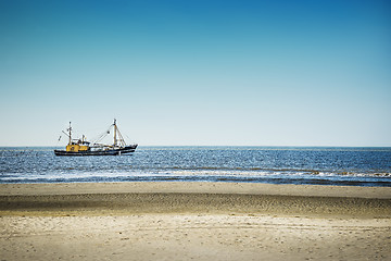 Image showing Trawlers in the North Sea