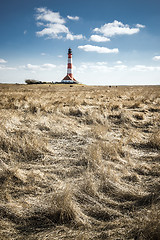 Image showing Gras with lighthouse