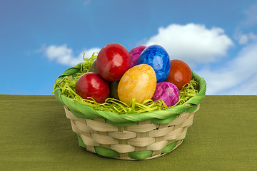 Image showing Easter basket