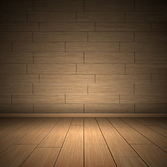 Image showing Illustration of wooden floor