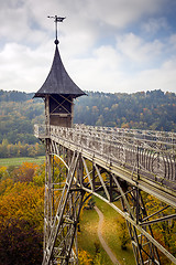 Image showing Elevator in Saxony Switzerland