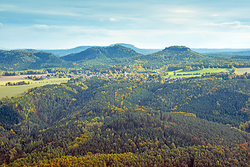 Image showing hills in saxony