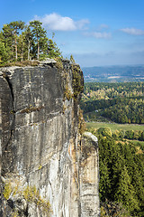 Image showing autumn scenery Saxony Switzerland