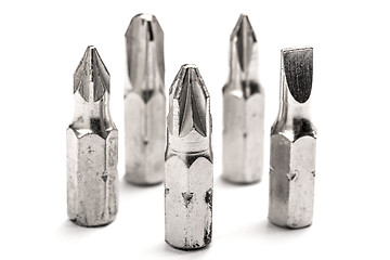 Image showing Used screwdriver bits