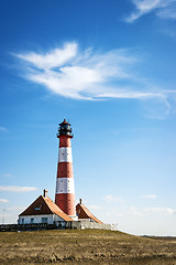 Image showing Lighthouse Westerhever Germany