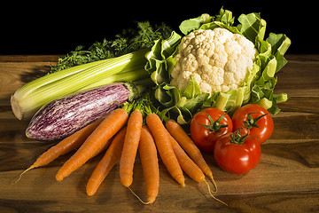 Image showing Vegetables for cooking