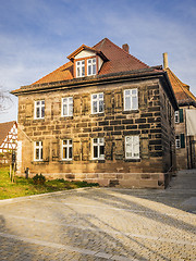 Image showing Typical historic franconia house