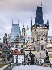 Image showing Charles Bridge Lesser Town