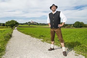 Image showing Bavarian traditional costume