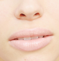 Image showing woman lips