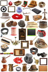 Image showing collection of vintage objects