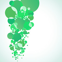 Image showing Abstract green bubble. EPS 8