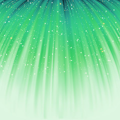 Image showing Festive green abstract with stars. EPS 8