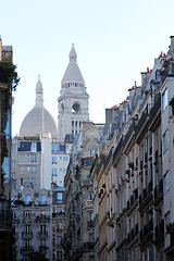 Image showing Basilique of Sacre Coeur, Montmartre, Paris